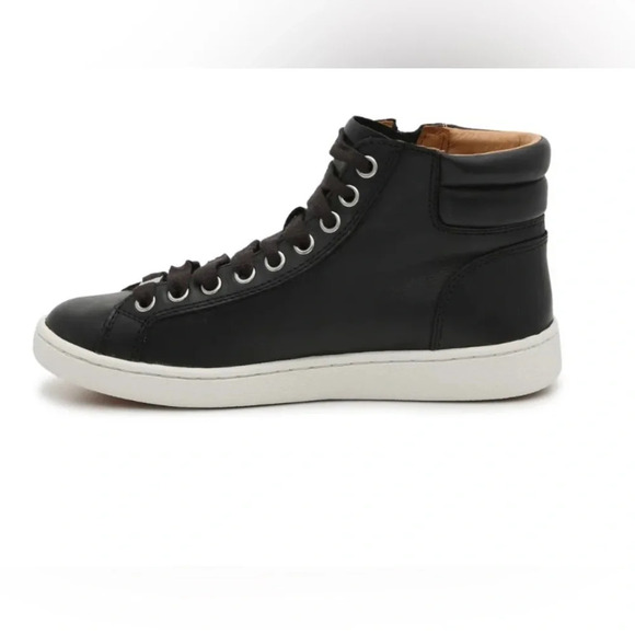 UGG Olive High Top Black Sneakers w/ Zipper NWB Retro Classic Supportive - Picture 2 of 14